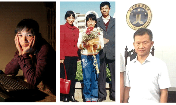 Xu Na (a sinistra), Deng Cuiping e la sua famiglia (al centro), Song Yushen (a destra) sono volti da ricordare durante le prossime Olimpiadi.