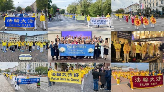 Praticanti della Falun Dafa da tutta Europa si sono riuniti per celebrare il 30° anniversario dell'introduzione della pratica spirituale in Europa. (Minghui.org/Edited by Faluninfo)